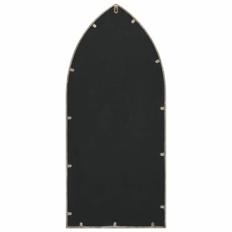 Tuinspiegel 100x45 cm ijzer zandkleurig 4