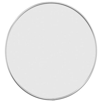 Wandspiegel rond &Oslash;40 cm zilverkleurig 3