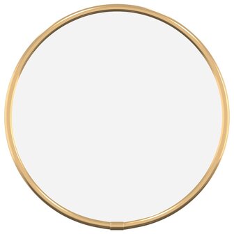 Wandspiegel rond &Oslash;20 cm goudkleurig 2