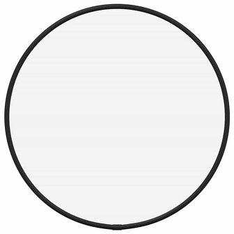 Wandspiegel rond &Oslash;30 cm zwart 2