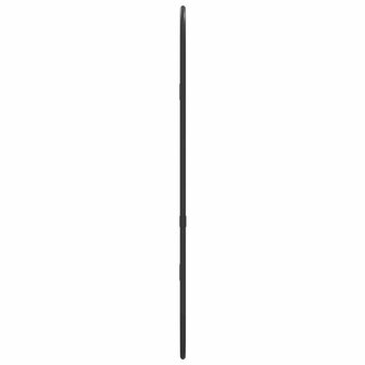 Wandspiegel 50x20 cm ovaal zwart 4