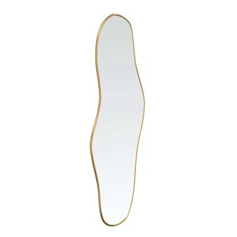 Wandspiegel 60x25 cm goudkleurig 3