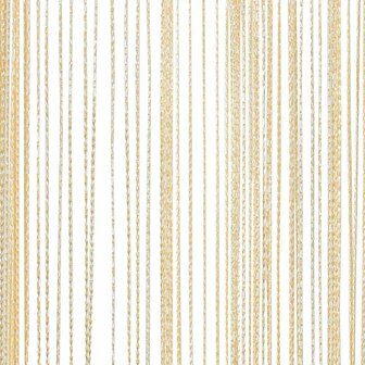 Draadgordijnen 140x250 cm cr&egrave;me 2 st 8