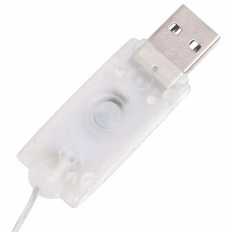 Decoratieve sneeuwpop LED 60 cm luxe stof 7