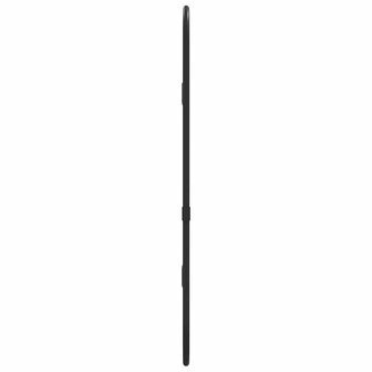 Wandspiegel 40x15 cm ovaal zwart 4
