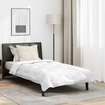 Dekbed met Kussen met kussen 2 pcs Wit Microvezel 1