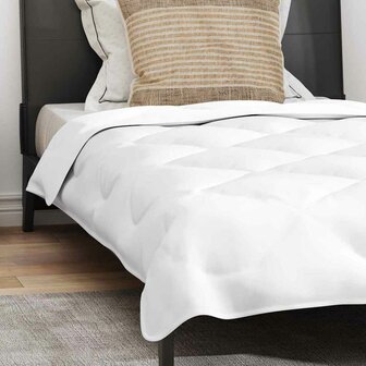 Dekbed Set met kussen 2 pcs Wit Microvezel 6