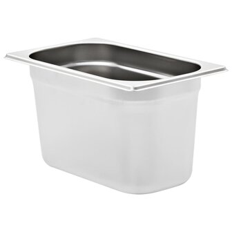 Gastronormbakken 4 st GN 1/4 150 mm roestvrij staal  3