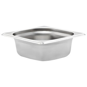 Gastronormbakken 12 st GN 1/6 65 mm roestvrij staal  3
