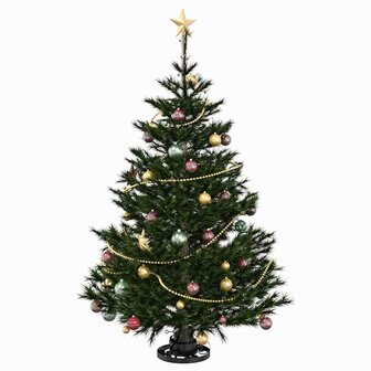 Kerstboomstandaard Zwart 40 x 40 x 21 cm Staal 3