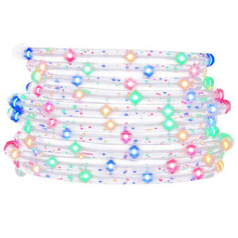 Lichtslinger met 120 LED&amp;apos;s meerkleurig 5 m PVC 2