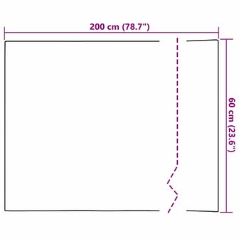 Spiegelfolie 2 pcs Zilver PET 8