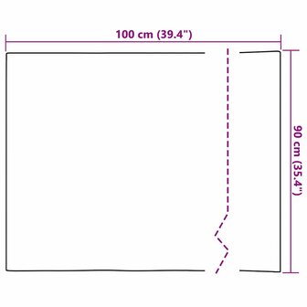 Spiegelfolie 2 pcs Zilver PET 8