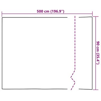Spiegelfolie Zilver 90 x 500 cm PET 8