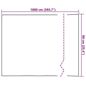 Spiegelfolie Zilver 90 x 1000 cm PET 8