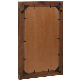 Badkamer Spiegel met spiegel Grijs en Zilver 50 x 70 x 3 cm 3
