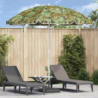 Strandparasol Groen 263 x 263 x 272 cm Polyester en Metaal 1