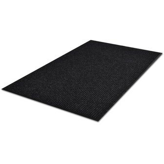 Deurmat 90x60 cm PVC zwart 3