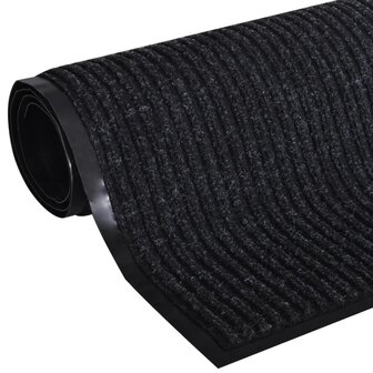 Deurmat PVC 120 x 90 cm (zwart) 2