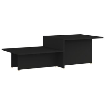 Salontafel 111,5x50x33 cm bewerkt hout zwart 2