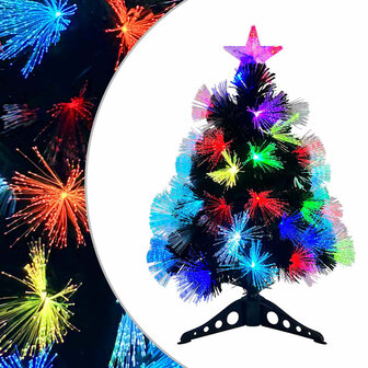 Kunstkerstboom met decoratieve touwlichten Groen 64 cm PVC 2