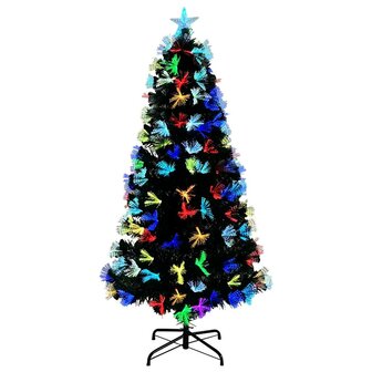 Kunstkerstboom met decoratieve touwlichten Groen 120 cm PVC 4