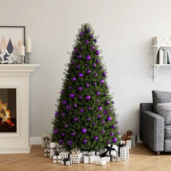 100-delige Kerstballenset paars 1