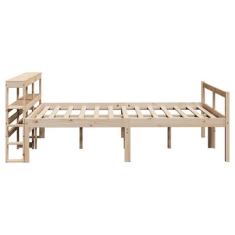 Seniorenbed met hoofdbord massief grenenhout 140x190 cm 5
