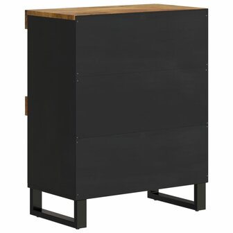 Bijzetkast 60x33x75 cm massief mangohout 5