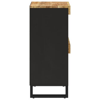 Bijzetkast 85x33x75 cm massief mangohout 4