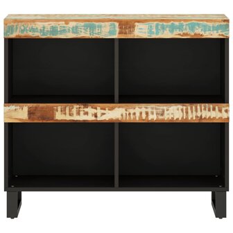 Bijzetkast 85x33x75 cm massief gerecycled hout 3