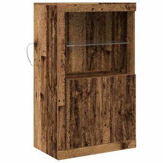 Bijzetkast Oud hout 60.5 x 37 x 100 cm Bewerkt hout 2