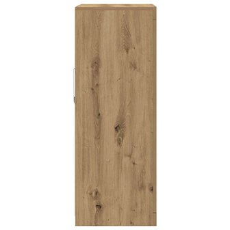 Bijzetkast artisanaal eikenkleurig 60.5 x 37 x 100 cm 8