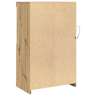 Bijzetkast artisanaal eikenkleurig 60.5 x 37 x 100 cm 9