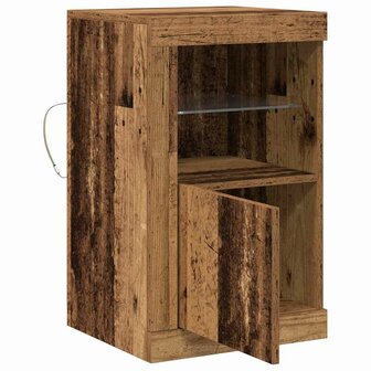 Bijzetkast Oud hout 41 x 37 x 67 cm Bewerkt hout 7