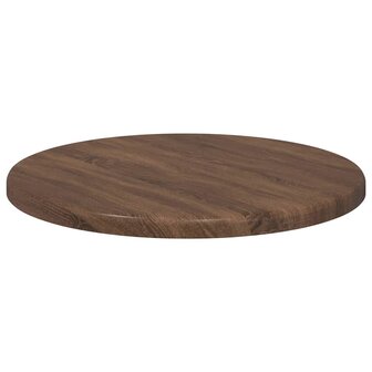 Tafelblad bruin eikenkleur 30 x 30 x 1.5 cm Bewerkt hout 5
