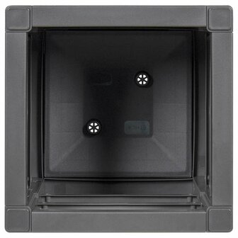 Tuin Bloempot Antraciet 36 x 36 x 35 cm Polypropyleen 5