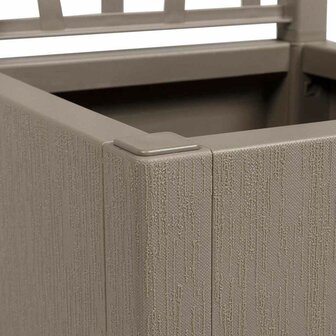 Tuin Bloempot Grijs 36 x 36 x 140 cm Polypropyleen 6