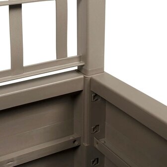 Tuin Bloempot Grijs 36 x 36 x 140 cm Polypropyleen 7