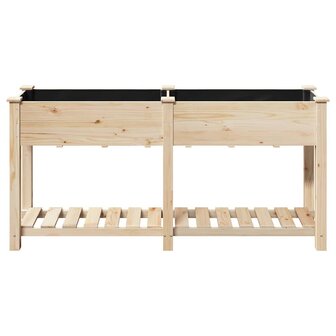 Tuin Bloempot Beige 161 x 43 x 76.5 cm Massief vurenhout 5