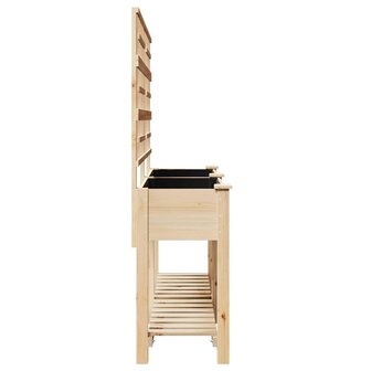 Tuin Bloempot Beige 161 x 46 x 152.5 cm Massief vurenhout 6