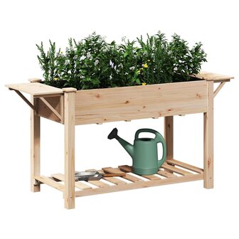 Tuin Bloempot Beige 155 x 59 x 76.5 cm Massief vurenhout 3