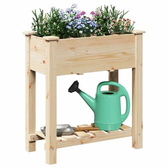 Tuin Bloempot Beige 71 x 37 x 76.5 cm Massief vurenhout 3
