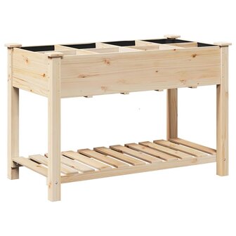 Tuin Bloempot Beige 115 x 59 x 76.5 cm Massief vurenhout 2