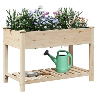 Tuin Bloempot Beige 115 x 59 x 76.5 cm Massief vurenhout 3