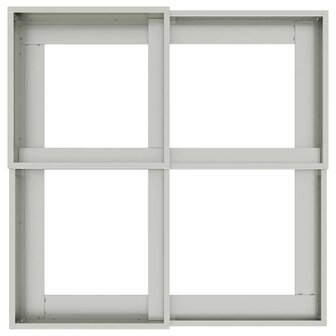 Tuin Bloempot Zilver 80 x 80 x 60 cm Gegalvaniseerd staal 8