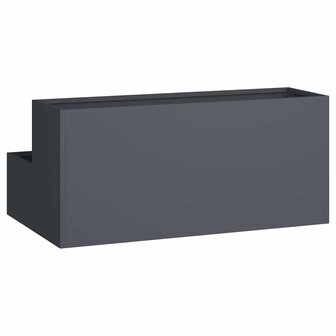 Tuin Bloempot Antraciet 100 x 60 x 45 cm Staal 5