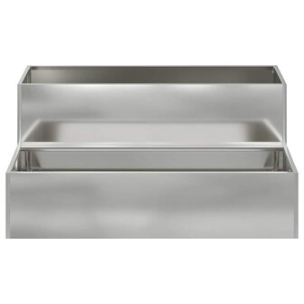 Tuin Bloempot Zilver 100 x 60 x 45 cm Gegalvaniseerd staal 6