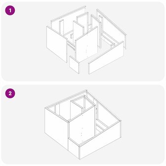 Tuin Bloempot Olijfgroen 60 x 60 x 50 cm Staal 7
