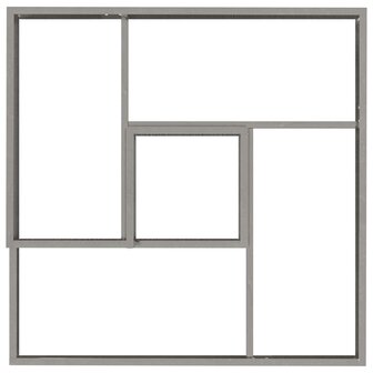 Tuin Bloempot Zilver 60 x 60 x 50 cm Gegalvaniseerd staal 8